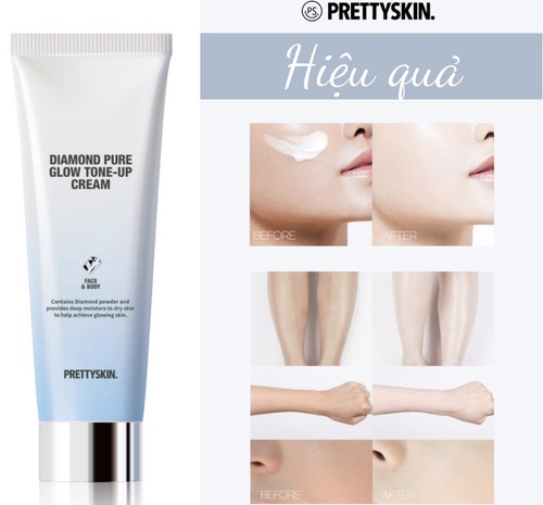 Kem-duong-Pretty-Skin-Diamond-Pure-Glow-Tone-up-Cream